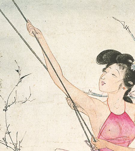 铁锋-胡也佛的仕女画和最知名的金瓶梅秘戏图